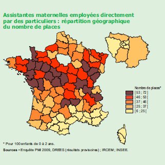 L'offre d'accueil des enfants e moins de 3 ans en 2009