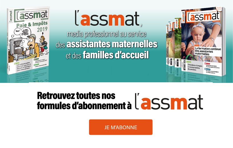 formule abonnement Lassmat revue magazine assistante maternelle